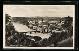 AK Wasserburg Am Inn, Gesamtansicht Von Einem Berg Aus  - Wasserburg A. Inn