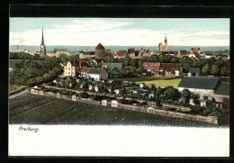 AK Freiberg I. Sa., Ortsansicht Aus Der Vogelschau  - Freiberg (Sachsen)
