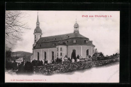 AK Eibenstock I. Erzgeb., Kirche Mit Friedhof  - Eibenstock