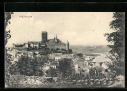 AK Meissen, Stadtansicht Mit Albrechtsburg  - Meissen