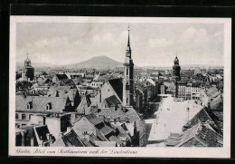 AK Görlitz, Blick Vom Rathausturm Nach Der Landeskrone  - Görlitz