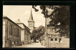 AK Gehren (Thüringen), Blick Zum Rathaus  - Gehren