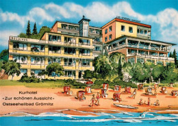 73743741 Groemitz Ostseebad Kurhotel Zur Schoenen Aussicht Illustration Groemitz - Grömitz