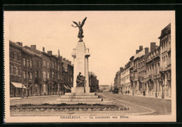 AK Charleroi, Le Monument Aux Hèros  - Charleroi