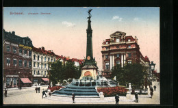 AK Brüssel / Bruxelles, Anspach-Denkmal  - Brüssel (Stadt)