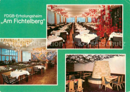 73743643 Oberwiesenthal Erzgebirge FDGB Erholungsheim Am Fichtelberg Speisesaal  - Oberwiesenthal