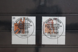 BRD 2224-2225 Gestempelt Als Eckrand "Vollstempel" #TA855 - Other & Unclassified