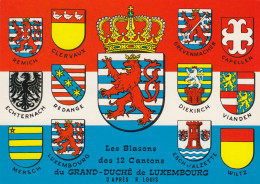 GRAND DUCHE DU LUXEMBOURG LES BLASONS DES 12 CANTONS - Sonstige & Ohne Zuordnung