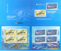 2024. Moldova,  Europa 2024, Underwater Flora And Fauna Of Moldova, Booklet, Mint/** - Moldawien (Moldau)