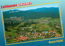 73743506 Zwiesel  Niederbayern Fliegeraufnahme Panorama  - Zwiesel