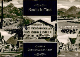 73743373 Reutte Tirol Mit Gerenspitze Gasthof Zum Schwarzen Adler Untermarkt Lec - Autres & Non Classés