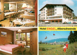 73743366 Alberschwende Hotel Engel Gastraum Zimmer Sessellift Alberschwende - Sonstige & Ohne Zuordnung