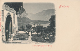 AK - (OÖ) HALLSTATT - Fernsicht Vom Friedhof Gegen Grub 1900 - Hallstatt