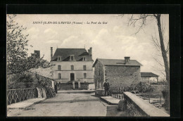 CPA Saint-Jean-de-Sauves, Le Pont Du Gué  - Other & Unclassified