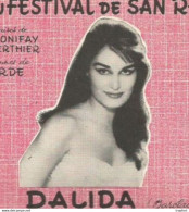 Po // Vintage // Partition Musicale Ancienne 1960 DALIDA Romantica Azzam Pourcel Lefevre - Partitions Musicales Anciennes