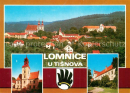 73743078 Lomnice U Tisnova Lomnitz Tischnowitz Celkovy Pohled Radnice Zamek Stre - Tchéquie