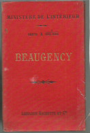 RT // Vintage // à Saisir !! Carte Ministère Intérieur Tirage 1888 BEAUGENCY Carte Au 1/100 000 Me // - Mapas Geográficas