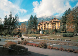 73743022 Vysoke Tatry Hotel Grand V Starom Smokovci V Pozadi Svah Slavkovskeho S - Slovacchia