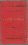 RT // Vintage // à Saisir !! Carte Ministère Intérieur Tirage 1887 CHATEAU DU LOIR Carte Au 1/100 000 Me - Geographical Maps