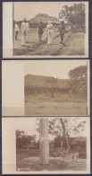 Congo Belge - Lot De 11 Cartes-photo Réalisées Par André Gilson (adiministrateur Territorial) 1917 (non Circulées) - Congo Belga