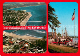 73742804 Niendorf Ostseebad Timmendorferstrand Fliegeraufnahmen Fischerkahn  - Timmendorfer Strand