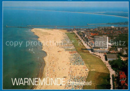 73742797 Warnemuende Ostseebad Fliegeraufnahme  Warnemuende Ostseebad - Rostock