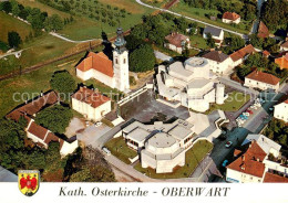 73742781 Oberwart Kath Osterkirche Fliegeraufnahme  Oberwart - Andere & Zonder Classificatie