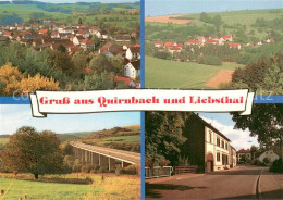 73742736 Quirnbach Pfalz Mit Liebsthal Panorama Autobahn Ortsstrasse Quirnbach P - Autres & Non Classés