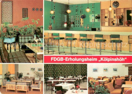 73742722 Koelpinsee Loddin FDGB Erholungsheim Koelpinshoeh Bar Empfangshalle Spe - Altri & Non Classificati