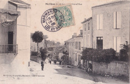 C9-47) MEILHAN - LA GRAND ' RUE - CAFE DU PROGRES RESTAURANT - HABITANTS  - EN 1905 - Meilhan Sur Garonne