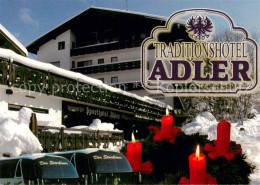 73742632 Jungholz Tirol Hotel Adler Sporthotel Adventskranz Jungholz Tirol - Autres & Non Classés