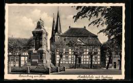 AK Derenburg /Harz, Marktplatz Mit Rathaus  - Autres & Non Classés