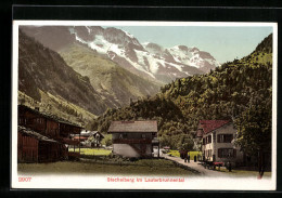 AK Stechelberg /Lauterbrunnental, Ortspartie Mit Gebäuden  - Lauterbrunnen