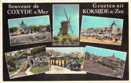 COXYDE - KOKSIJDE - Souvenir De Coxyde Sur Mer - Groeten Uit Koksijde A/ Zee - Koksijde