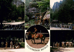 73742471 Rathen Saechsische Schweiz Felsenbuehne Naturtheater Oper Operette Scha - Rathen