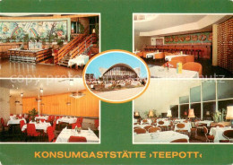 73742437 Rostock-Warnemuende Konsumgaststaette Teepott Bar Aussenansicht Restaur - Rostock