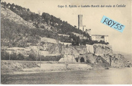 Liguria-savona-ceriale Veduta Da Ceriale Di Capo S.spirito E Castello Borelli (f.piccolo) - Autres & Non Classés