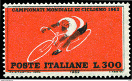 Ciclismo Lire 300  Varietà  Stampa Del Fondo Arancio Spostata - Variétés Et Curiosités