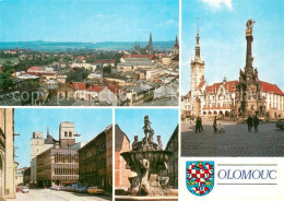 73742287 Olomouc Olmuetz CZ Celkovy Pohled Namesti Miru Obchodni Dum Prior Na Tr - Tschechische Republik