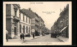 CPA Albertville, Rue De La République  - Albertville