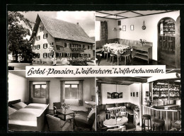 AK Wolfertschwenden /Allgäu, Hotel-Restaurant-Pension Weissenhorn, Bes. Johann Weissenhorn  - Weissenhorn