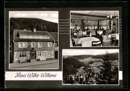 AK Willingen / Waldeck, Ortsansicht Und Innen- U. Aussenansicht Vom Hotel Haus Wilke-Wilkens  - Waldeck