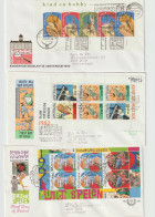 Ten Covers Franked With Souvenir Sheets. Postal Weight 0,099 Kg. Please Read Sales Conditions Under Image Of - Colecciones (sin álbumes)