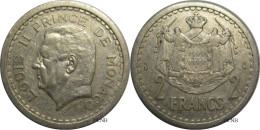 Monaco - Principauté - Louis II - 2 Francs ND (1943) - TTB/XF45 - Mon6737 - 1922-1949 Louis II