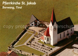 73742028 Berwang Tirol Pfarrkirche St Jakob Fliegeraufnahme Berwang Tirol - Sonstige & Ohne Zuordnung