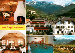 73742008 Schluderns Suedtirol Hotel Engel Kaminzimmer Gaststube Hallenbad Panora - Autres & Non Classés