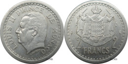 Monaco - Principauté - Louis II - 2 Francs ND (1943) - TTB+/AU50 - Mon6541 - 1922-1949 Luigi II