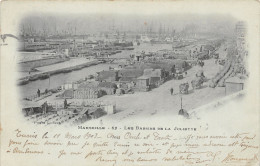 13 MARSEILLE LA JOLIETTE -TUNIS - CHAUX DE FONDS 1903 - Joliette, Havenzone
