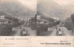 65 CAUTERETS TRAMWAY VUES STEREOSCOPIQUES - Cauterets