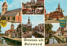 73741824 Bolsward Boalsert NL Kirche Kanal Rathaus   - Other & Unclassified